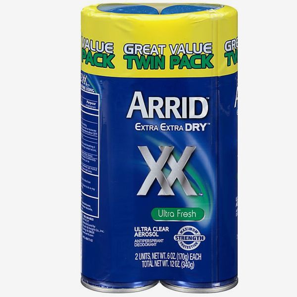 ARRID Extra Extra DRY Aerosol Antiperspirant Deodorant, Pack of Two