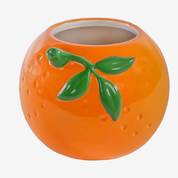 Steel Mill & Co. Ceramic Orange Vase