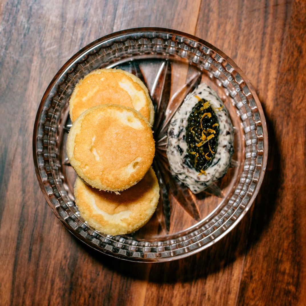 The souffle cake appetizers.