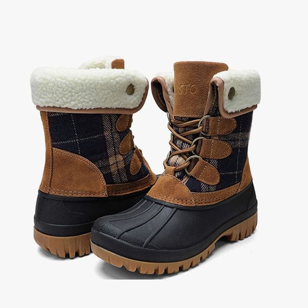 STQ Winter Waterproof Snow Boots
