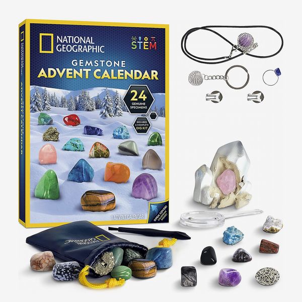 Calendario de Adviento de piedras preciosas de National Geographic