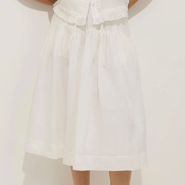Alex Mill Brittany Skirt In Ramie