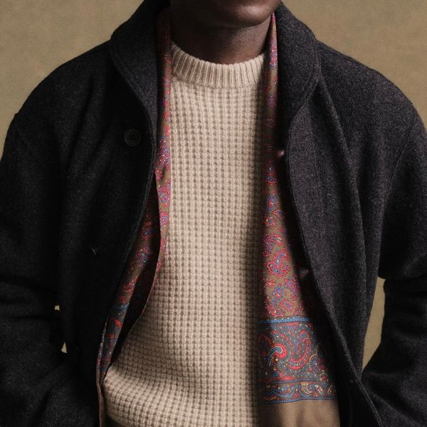 Buck Mason Felted Shawl Coat