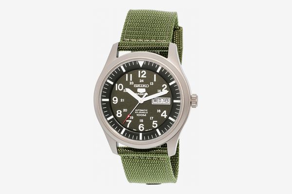 Seiko SNZG09 5 Sport Automatic Khaki Watch