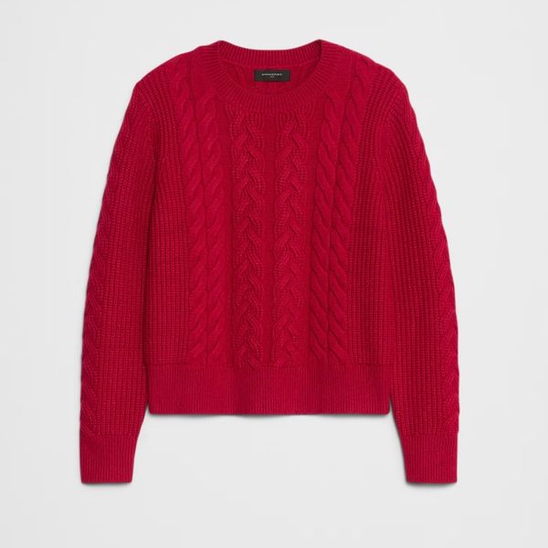 Banana Republic Factory Cable Pullover Sweater