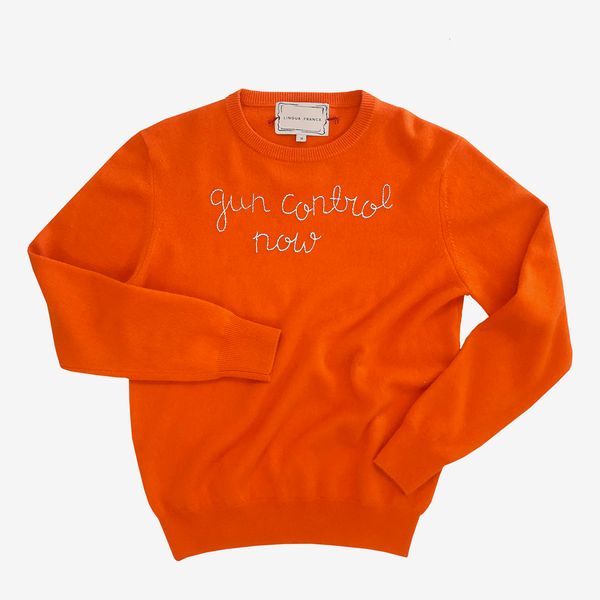 Lingua Franca ‘Gun Control Now’ Sweater