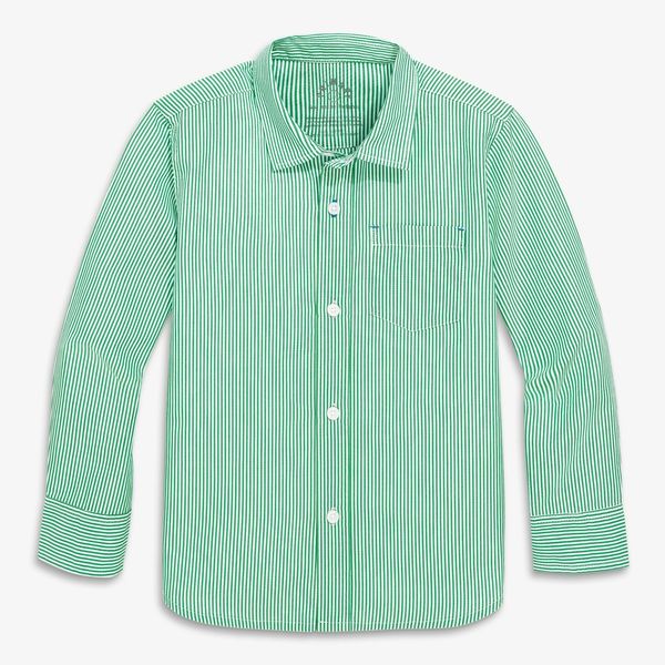 Primary Kids’ Long-Sleeve Button-Down in Stripe