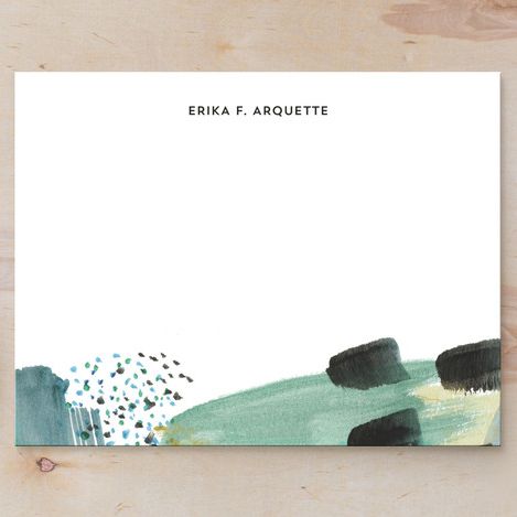 Erika Firm Abstract Savannah Georgia Flat Card (Set of 25)