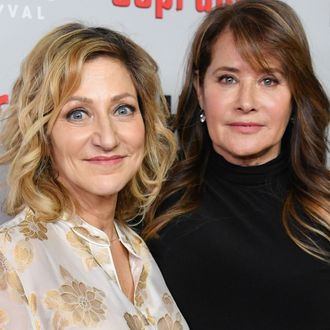 Edie Falco and Lorraine Bracco.