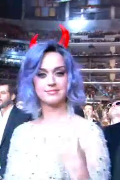 For those about to rock, Katy Perry says, "Hiyeeeeee."