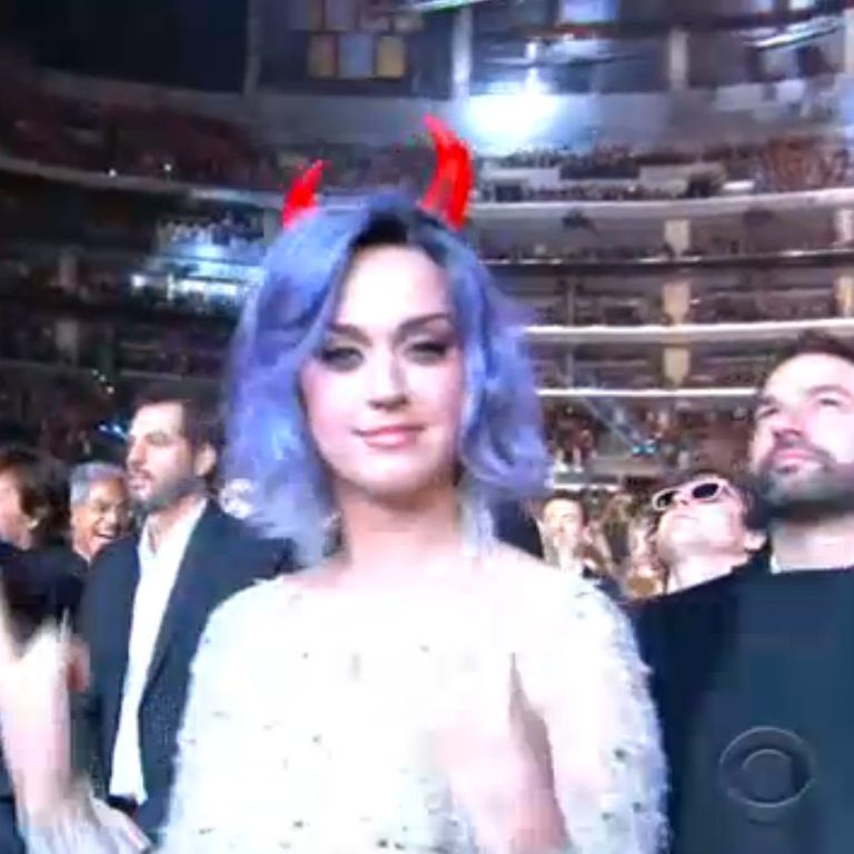 For those about to rock, Katy Perry says, "Hiyeeeeee."