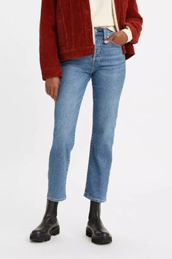 Levi's Wedgie Straight Cropped Jeans