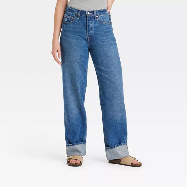 Women's Mid-Rise 90's Baggy Jeans - Universal Thread™