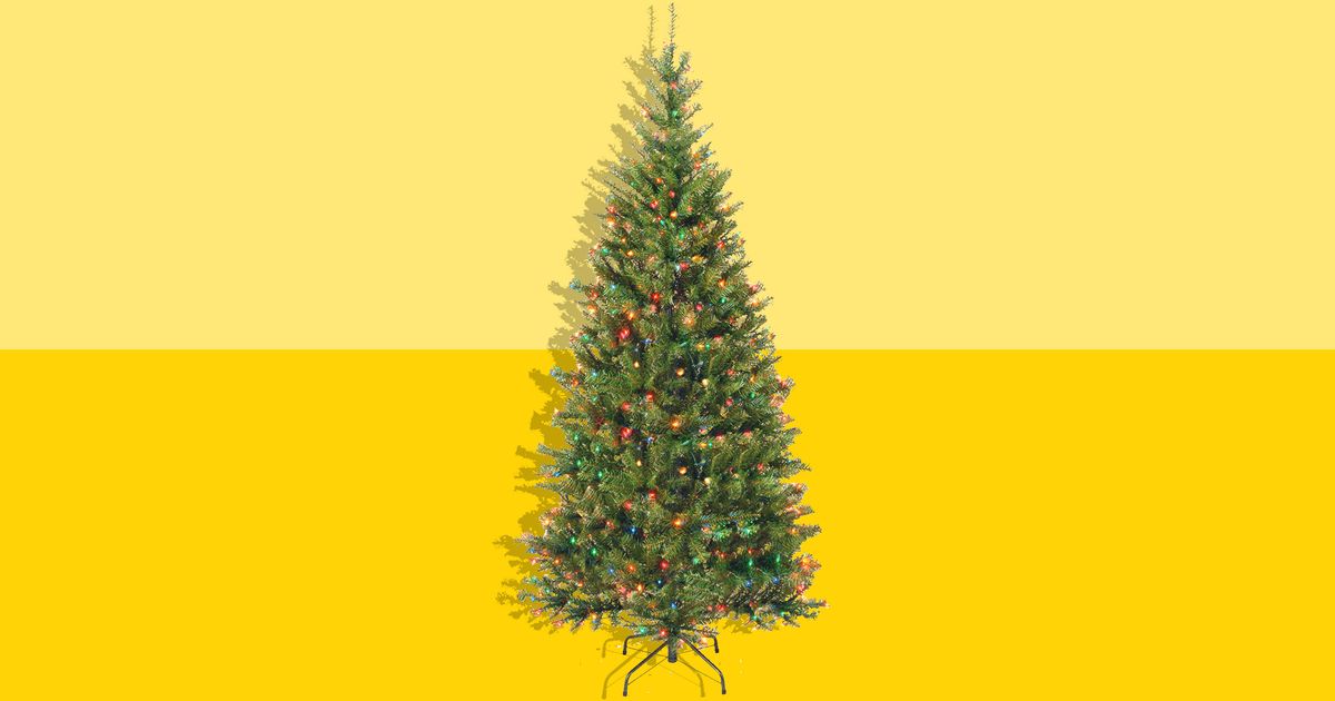 This Lifelike, Pre-Lit Christmas Tree Is Nearly Half Off