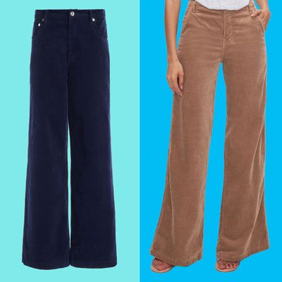 Corduroy trousers - Cream - Ladies | H&M IN