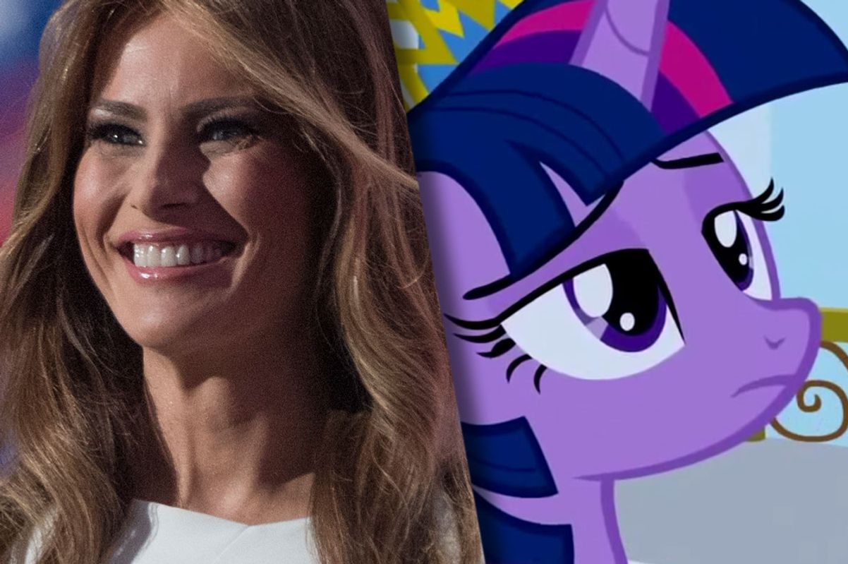 1202px x 799px - You Wouldn't Understand Melania Trump's My Little Pony Glimmer Truths