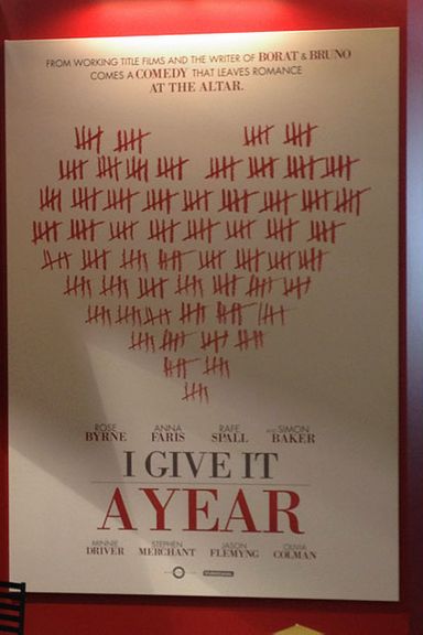 ... where Rose Byrne and Anna Faris are apparently making a British rom-com together? Who knew? Also, Anna Faris will never stop arranging her tally marks in a heart.