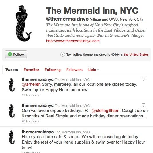 The Mermaid Inn Twitter feed: always a good read.