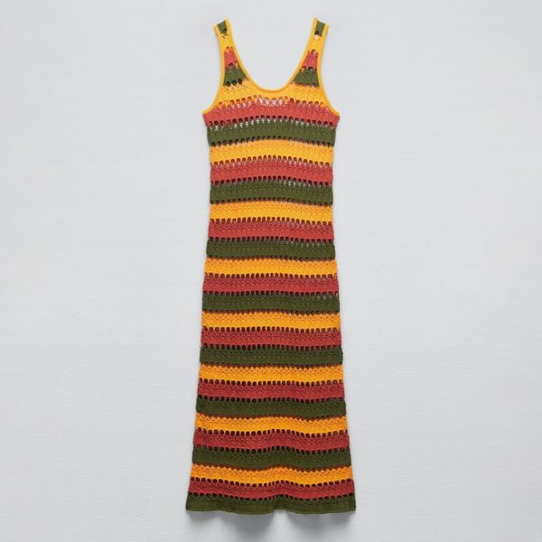 Zara Striped Knit Dress