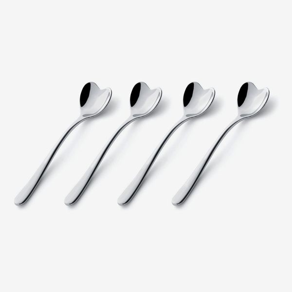 Alessi heart-shaped spoons, set of 4