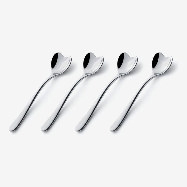 Alessi Heart-Shaped Spoons, Set of 4