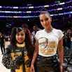 Celebrities At The Los Angeles Lakers Game