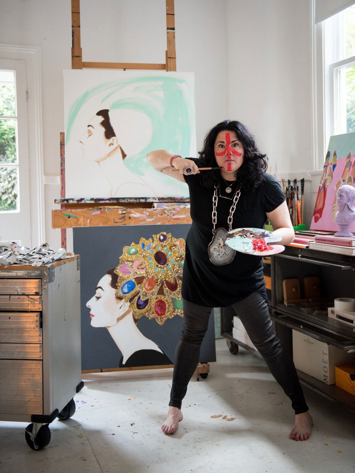 Tour Artist Ashley Longshore’s GalleryStudio
