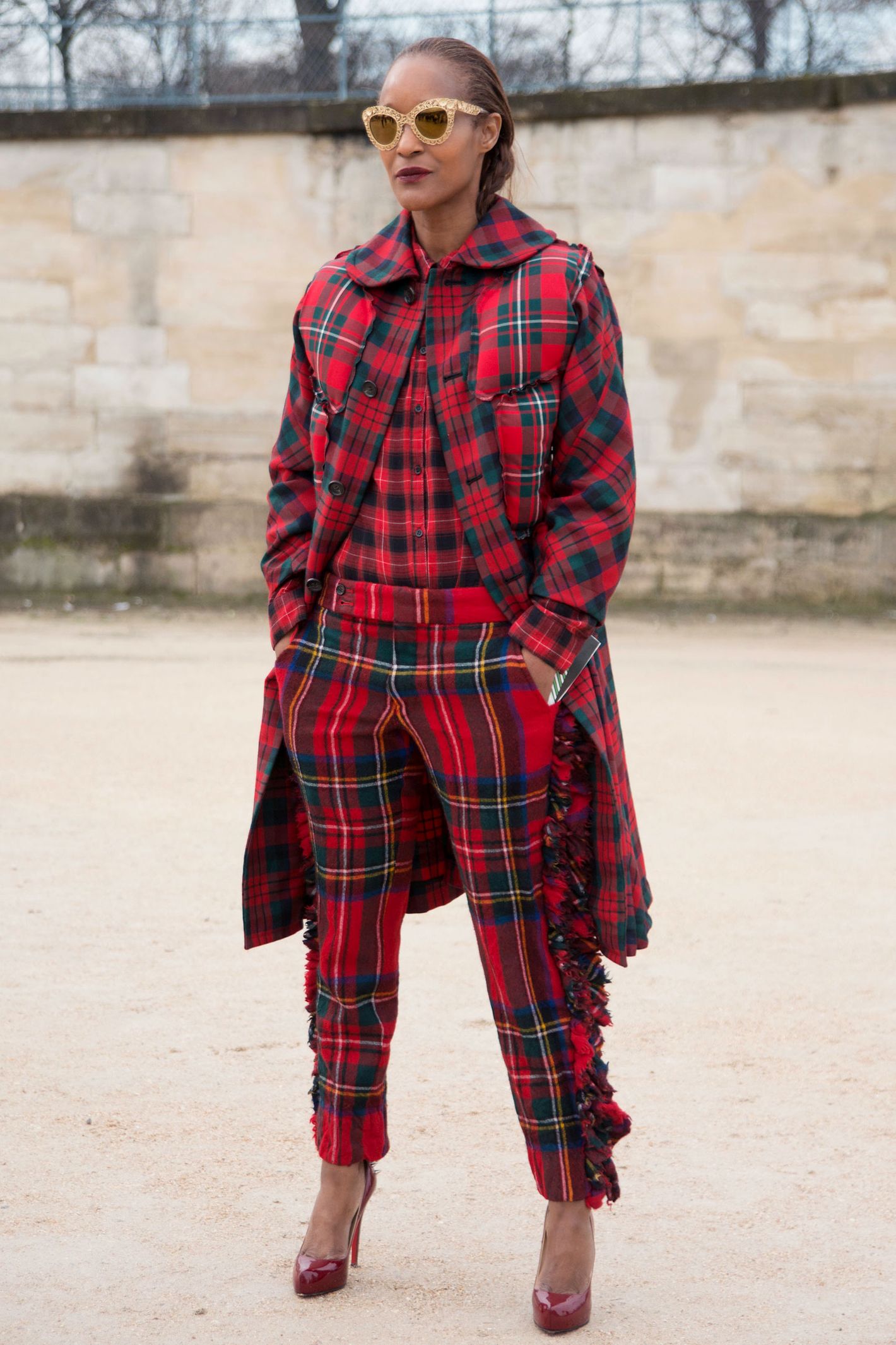 Comme des Garçons in the street style