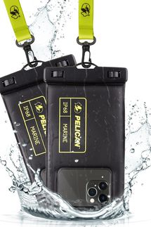 Pelican Marine IP68 Waterproof Phone Pouch-Case - Two-Pack