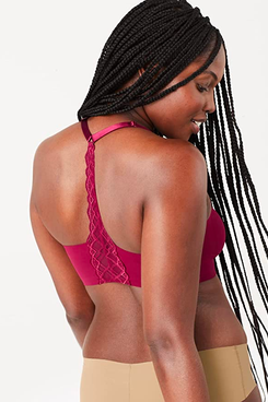 True & Co. True Body Triangle Lace Racerback Bra