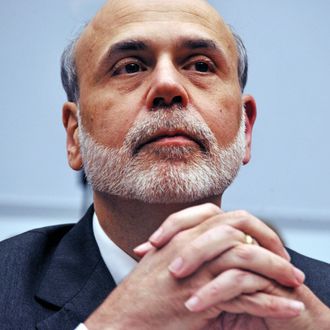 The Chairman of the US Federal Reserve Ben Bernanke testifies before the US House Financial Services Committee on July 13, 2011 on Capitol Hill in Washington, DC. The committee held hearings on 