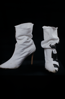 Women’s History Museum White Slouchy Boots