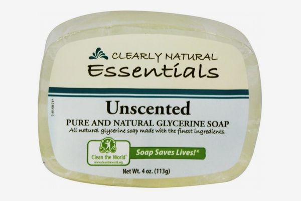 Clearly Natural Glycerin Bar Soap, Unscented, 4oz Bar, Pack of 6