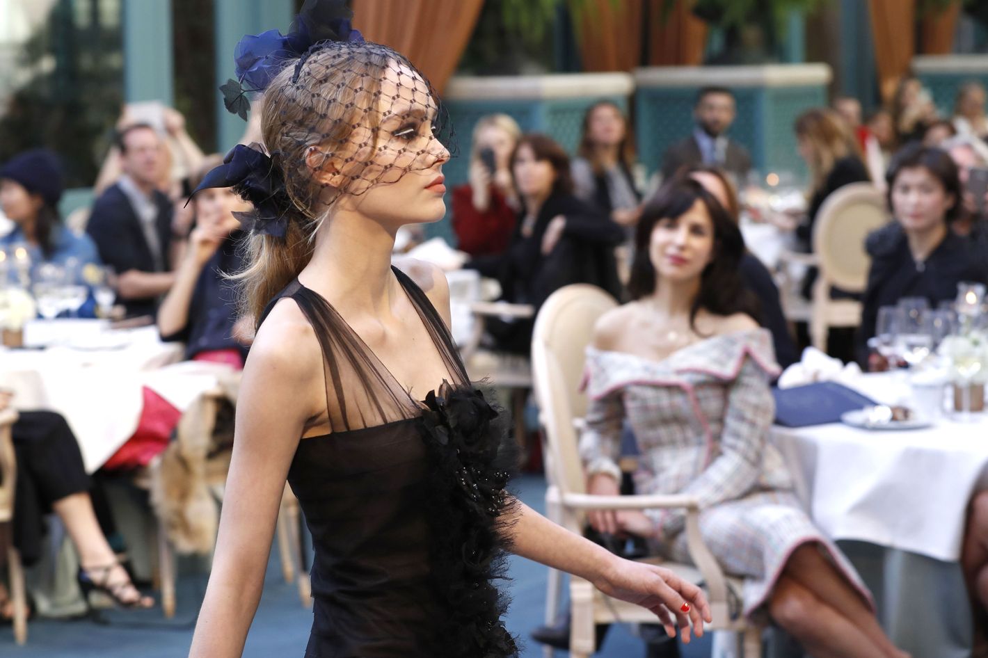 Lily-Rose Depp Closes the Chanel Haute Couture Show