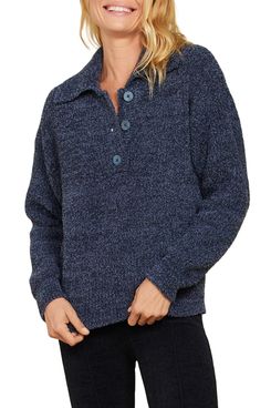 Barefoot Dreams CozyChic Button Pullover
