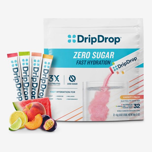 DripDrop Zero Sugar Electrolyte Powder Packets - 32 Count