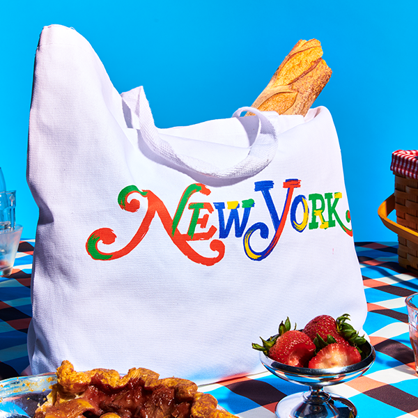 Maptote | New York City FONT Grocery Tote