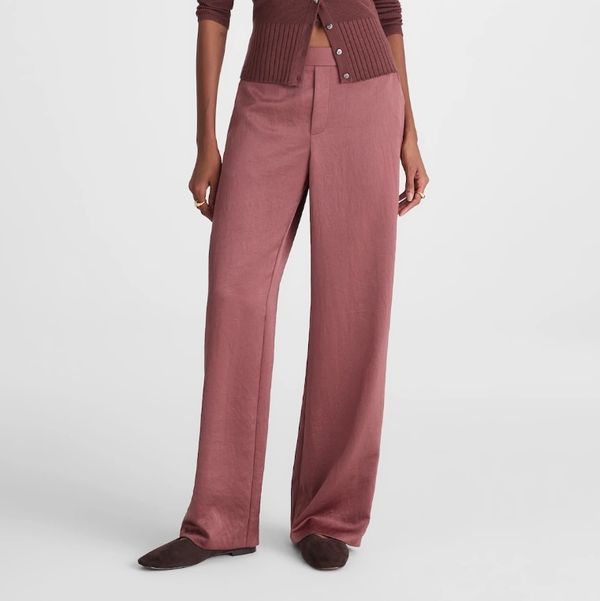 Madewell The Easy Pull-On Pant in Satin