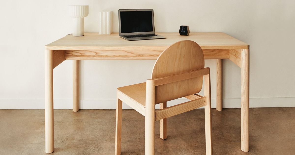 Modern Simple Office Desk Computer Table Wood Desktop Study Writing Home KIDS 