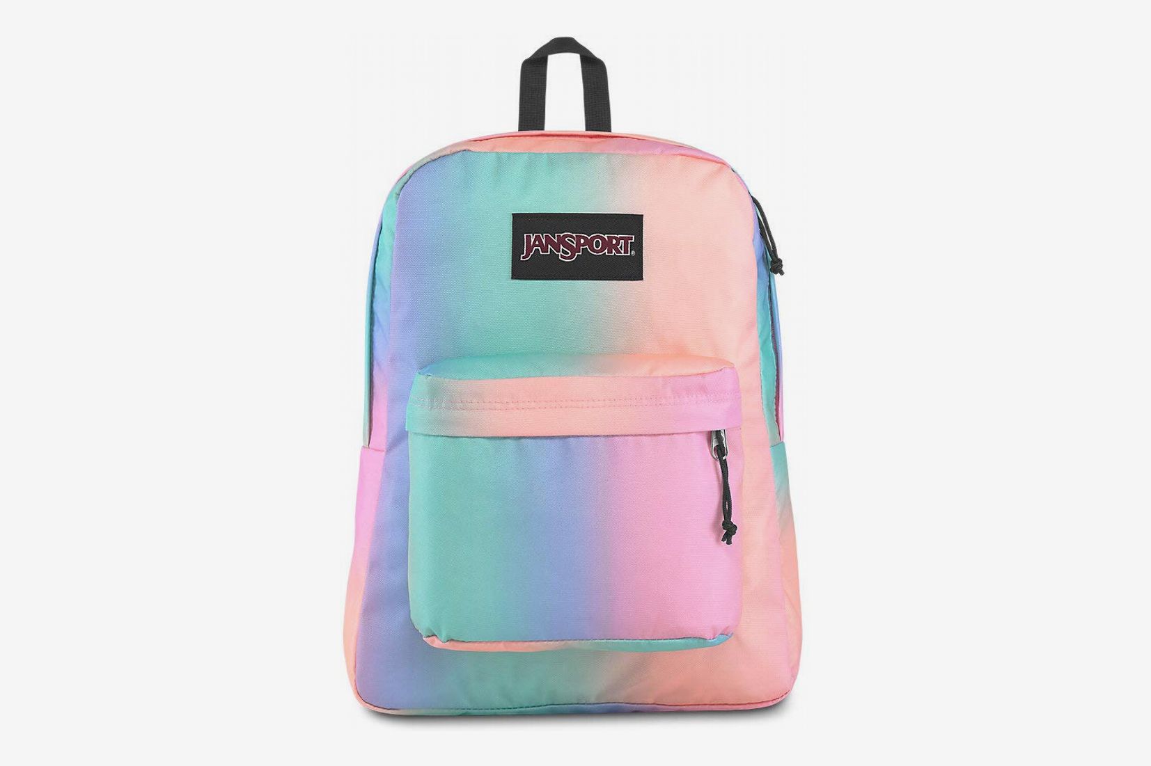 Black Rucksack Unisex Plain Backpack Canvas Travel School Shoulder Book Bag