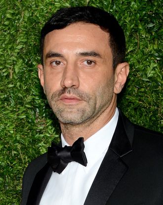 Riccardo Tisci off the court. 