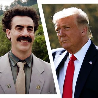 Before Borat 2: Sacha Baron Cohen Interviews Donald Trump as Ali G