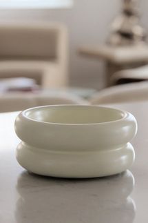 Catenary Halo Elevated Cat Bowl - White