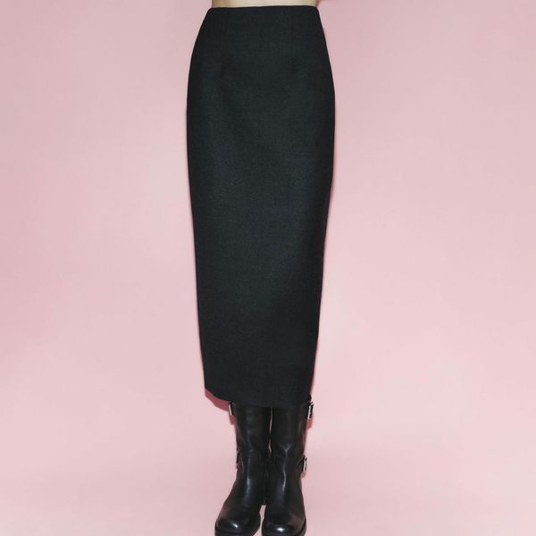 Zara Wool Pencil Skirt