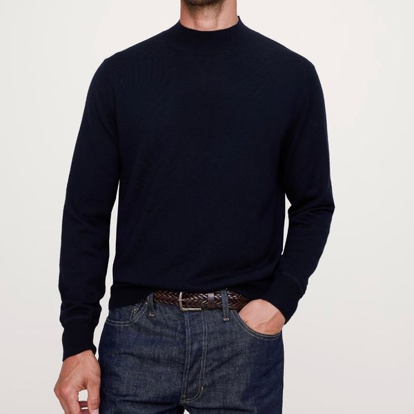 Banana Republic Merino Mock-Neck Sweater