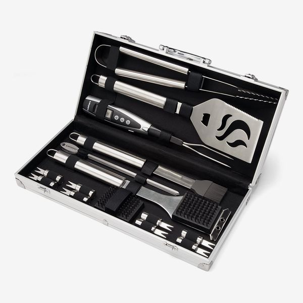 Cuisinart BBQ Tool Juego de parrilla de lujo, 20 piezas