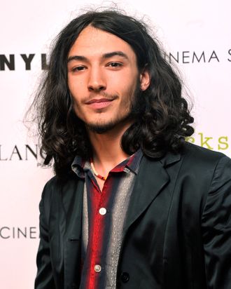 Actor Ezra Miller attends The Cinema Society special screening of 