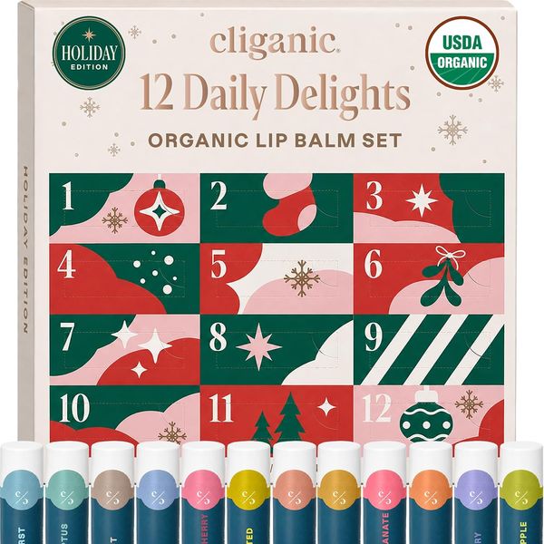 Cliganic Organic Lip Balm Set
