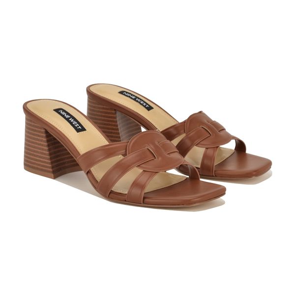 Nine West Gritt Block Heel Mule Sandals