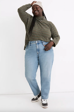 straight plus size jeans